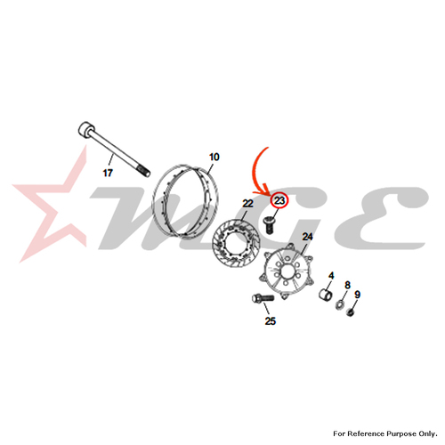 Socket Button Head Cap Screw For Royal Enfield - Reference Part Number - #560530/C, #560530/B