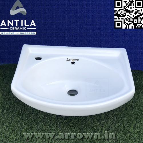 White 18  X12 Wash Basin ( Chipra )