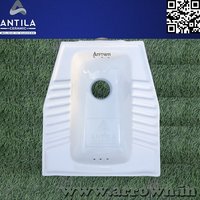 Squatting Pan - Color: White