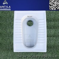 Indian Toilet Seat Ct Pan - Color: White