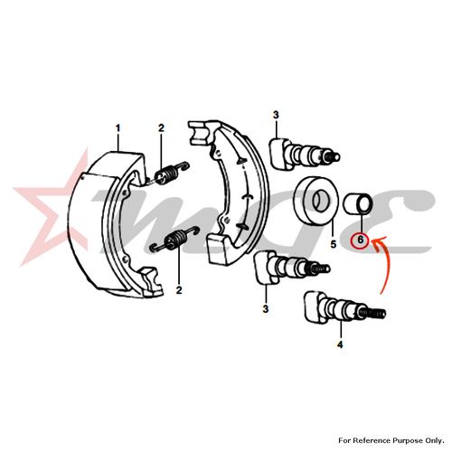Distance Collar For Royal Enfield - Reference Part Number - #142239/D