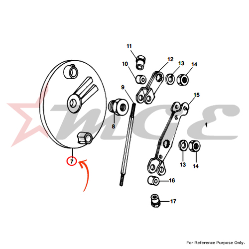 Cover Plate For Royal Enfield - Reference Part Number - #147788/A, #143970
