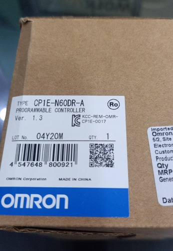 CP1E-E20DR-A, CP1E-E40DR-A, CP1E-N20DR-A, CP1E-N40DR-A, CP1E-N60DR-A Omron PLC