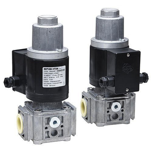 Silver Brahma Gas Burner Solenoid Valve