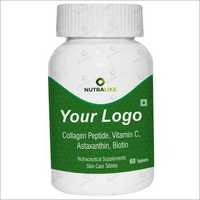Collagen Peptide Vitamin C Astaxanthin Tablet
