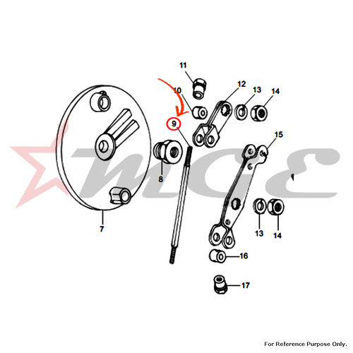 As Per Photo Link Rod For Royal Enfield - Reference Part Number - #142862/c