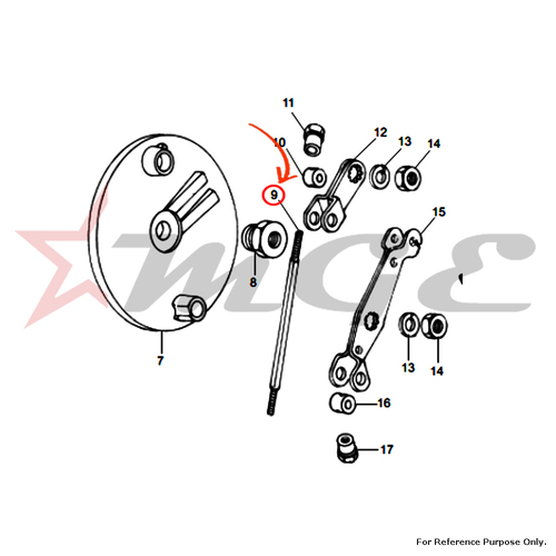Link Rod For Royal Enfield - Reference Part Number - #142862/C