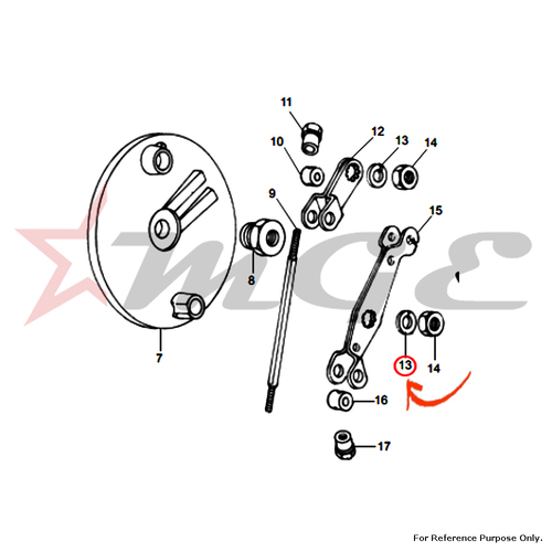 Washer For Royal Enfield - Reference Part Number - #143407