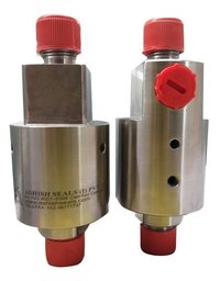 Hydraulic Rotary Union - Stainless Steel, Size 3/8" To 2", Silver | 10 Bar Max Pressure, 120 Degree C Temperature, Ashish Seals
