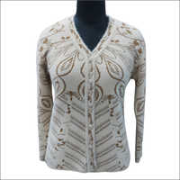 Off White Ladies Designer Cardigan