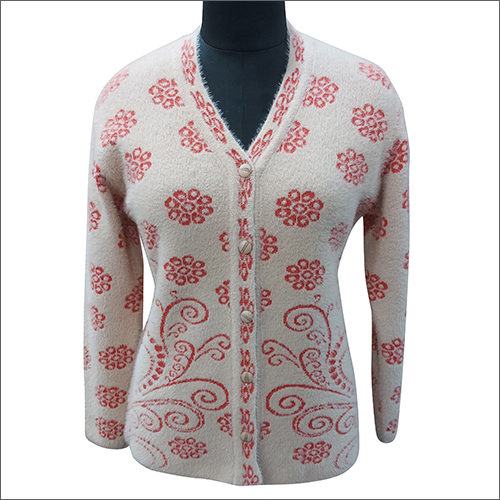 Ladies Printed Cardigan