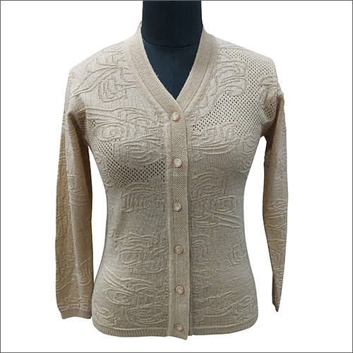 Ladies Embroidered Cardigan