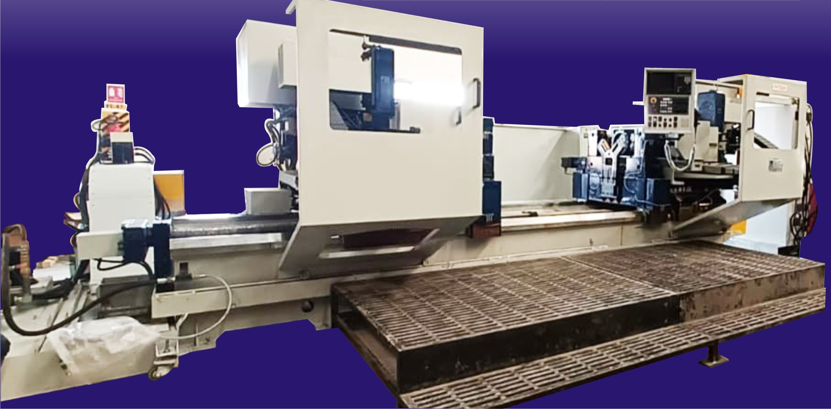 CNC Facing Centring Drilling and Tapping SPM For Round Bar