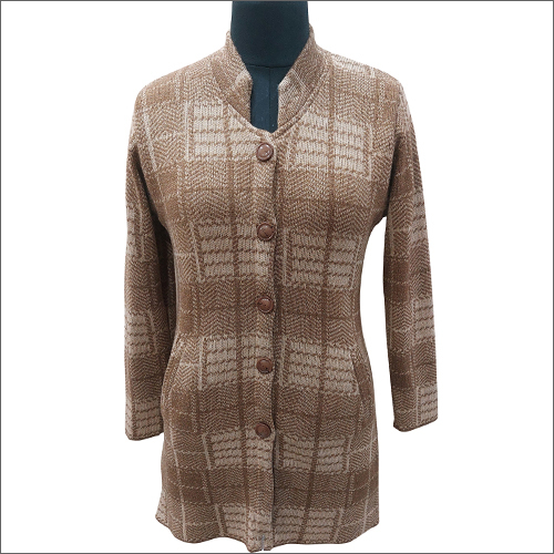 Ladies Collar Neck Cardigan