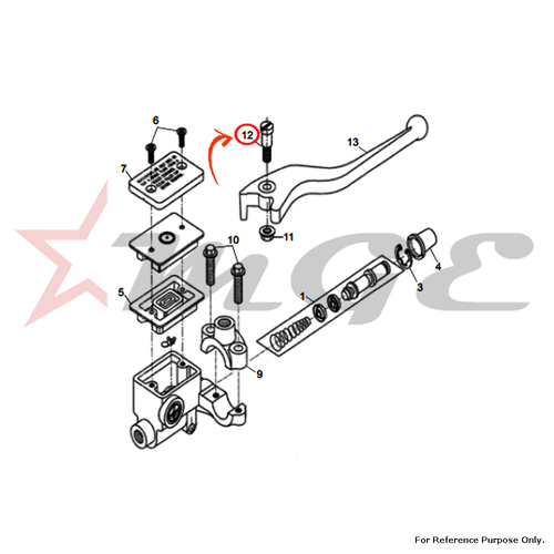 Screw - Lever For Royal Enfield - Reference Part Number - #560609