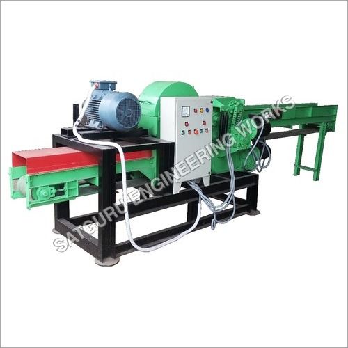 Semi-Automatic Wood Sawdust Machine