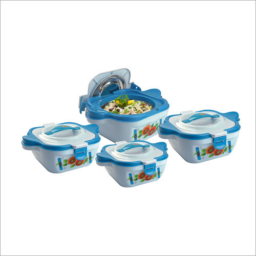 Blue Lock N Fresh 4 Pc Insulated Casseroles