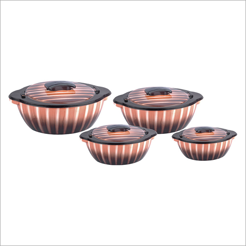 Brown Rivel 4 Pc Insulated Casseroles