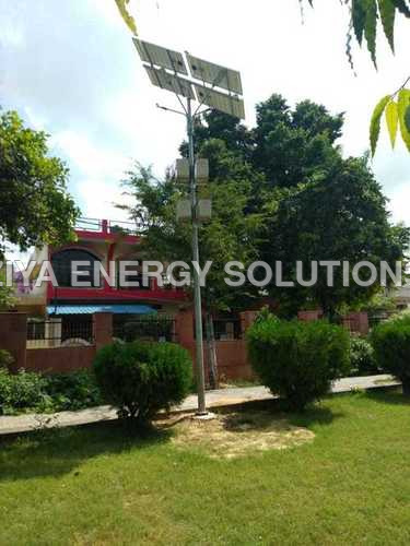 High Mast 24 Watts Solar Street Light Systems with Octagonal Pole and Panel