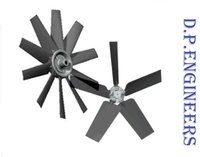 Cooling Tower Aluminium Fans 2100 MM 6 Blade