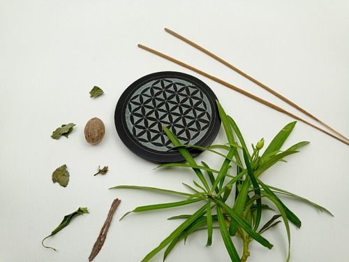 Soapstone Incense Stick Holder II Model no. 76 II Black Color