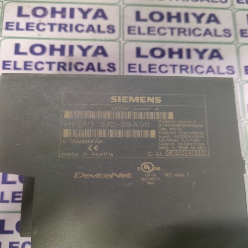 SIEMENS 6EP1332-2BA00 POWER SUPPLY