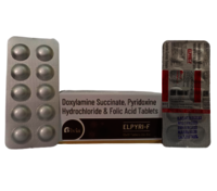 Doxylamine Succinate 20 mg Pyridoxine HCL 20 mg Folic Acid 5 mg Tablets