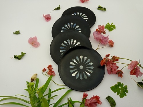 Soapstone Coaster II Model no. 83 II Black Color