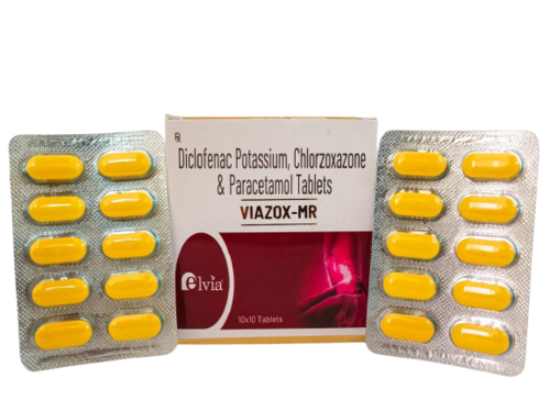 Diclofenac Pottasium 50 mg Chlorzoxazone 250 mg Paracetamol 325 mg Tablet
