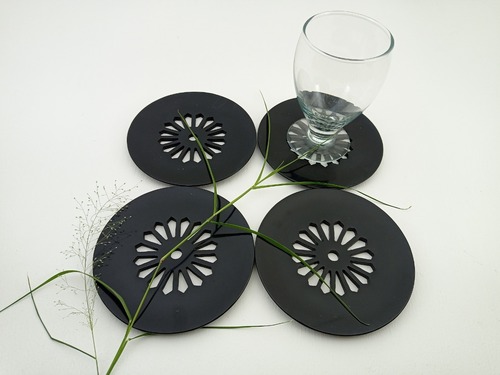 Soapstone Coaster II Model no. 202 II Black Color