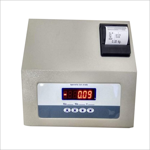 Weighing Indicator With Label Printer By PUNIT INSTRUMENT