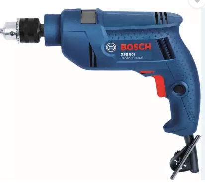 Blue Gsb 501 Bosch Drilling Machine