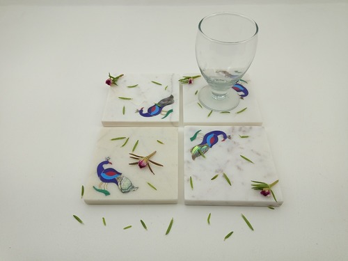 Marble Coaster II Model no. 19 II White