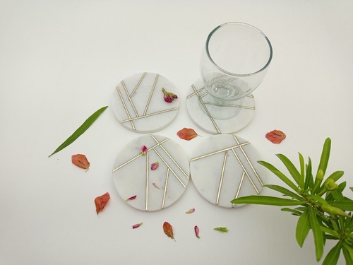 Marble Coaster II Model no 23 II White Color