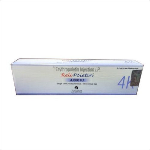 4000 IU Erythropoietin Injection IP