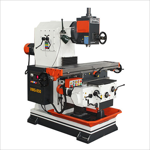 Al Geared Vertical Milling Machine