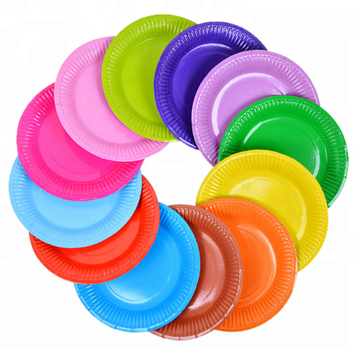 Multicolour Paper Plates
