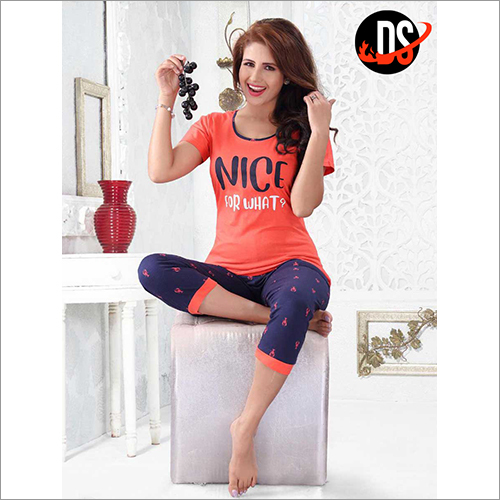 Ladies Fancy Capri Night Dresses