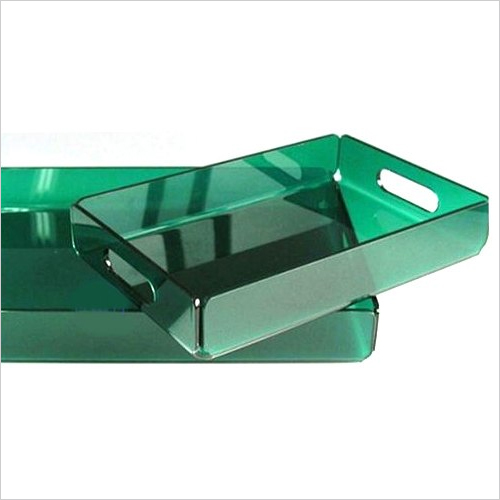 Green Acrylic Food Tray