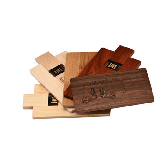 Wooden Card Shape Pendrive