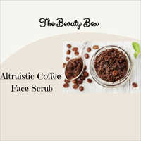 Altruistic Coffee Face Scrub - Cream Form | Recommended For All Skin Types, Gentle Exfoliation, Natural Ingredients