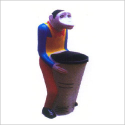 Monkey Plastic Dustbin By EXCELL FIBROTECH PVT LTD