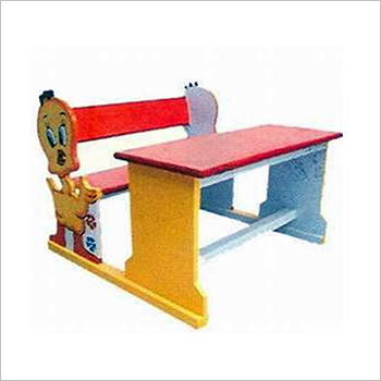 Kids Play School Desk And Bench