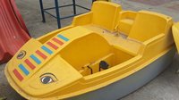 FRP 2 Seater MUlti Color Car Model Paddle Boat