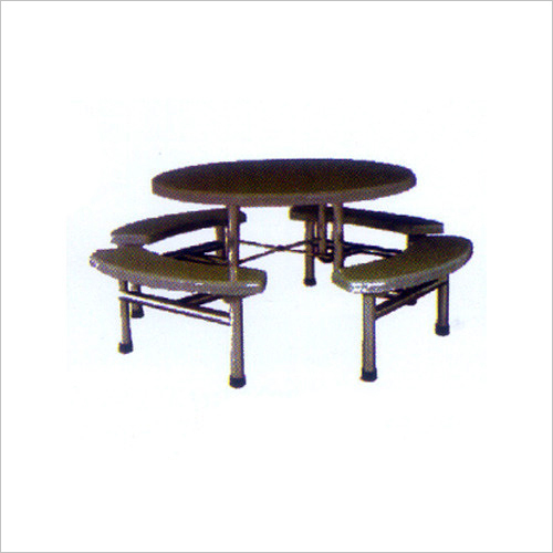 Round Picnic Plastic Bench