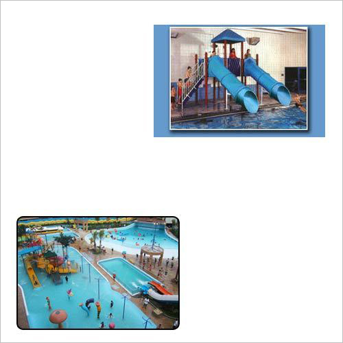 Water Park Equipment Set of 4 Body Slides