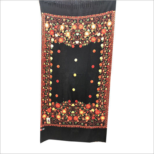 Ladies Zari Border Booti Shawl