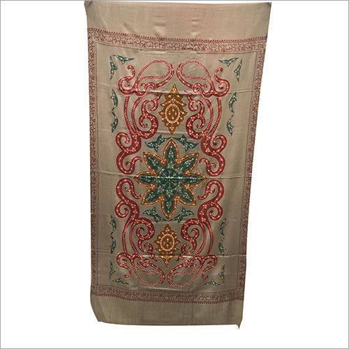 Ladies Antique Sozni Work Shawl