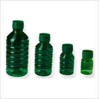 PET Transparent Green Regular Pesticide Bottle