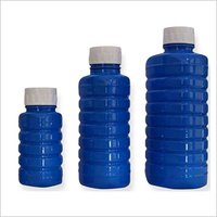PET Blue Triangular Pesticide Bottle (HEXA)